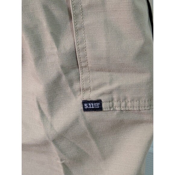 511 Tactical Cargo Pants Mens 32-35x Beige Ripstop Utility Workwear Performance - Picture 10 of 11